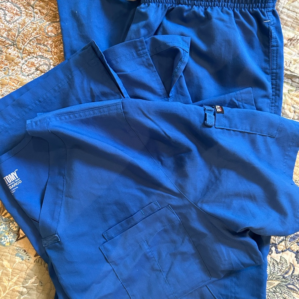 Grey's Anatomy Men's Blue Scrub Set